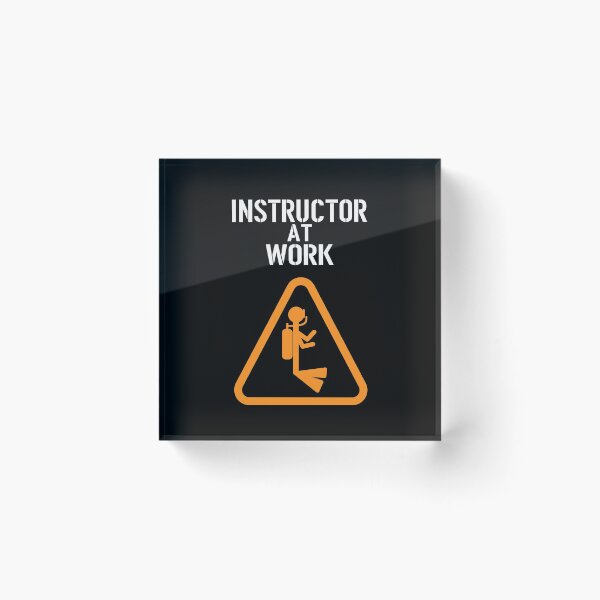 Item preview, Instructor at work designed and sold by divingaround.