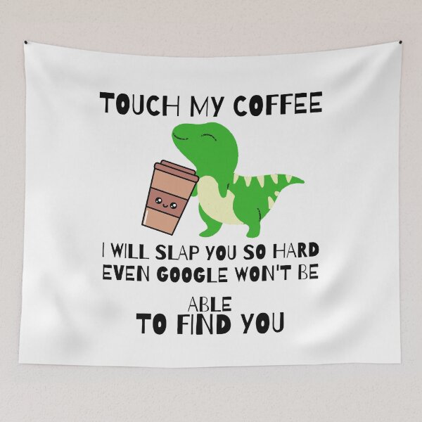 Item preview, Coffee Lover Dinosaur designed and sold by Quadghouls.