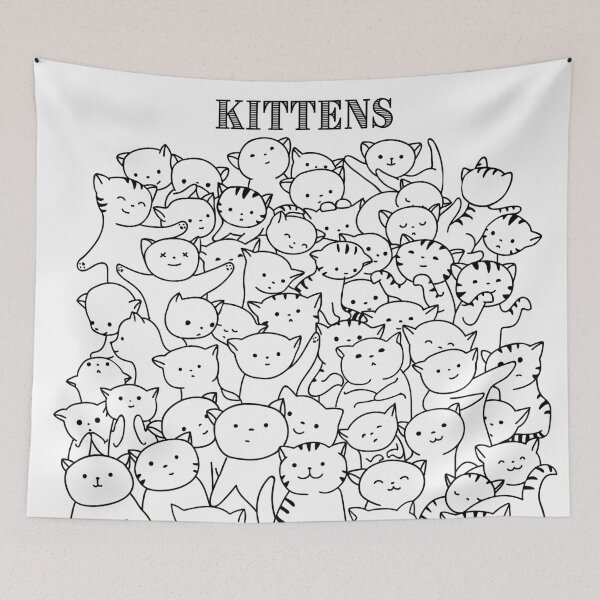 Item preview, Too many kittens designed and sold by Checivinicius.