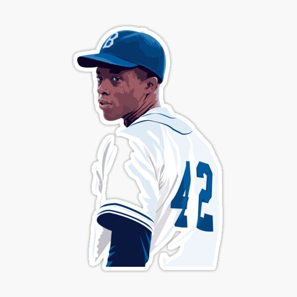 Chadwick Boseman as Jackie Robinson Essential T-Shirt for Sale by Drawptop