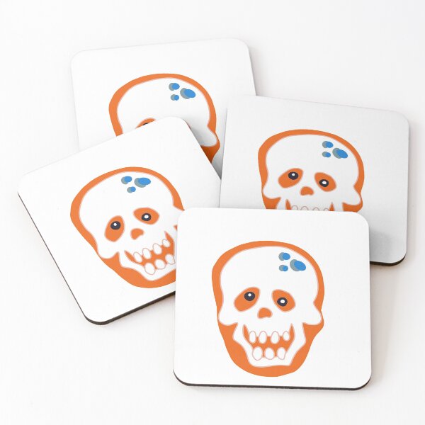 Item preview, sugar skull orange designed and sold by paoalvarezh.