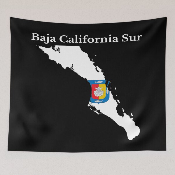 Item preview,  Baja California Sur State Map Flag, Mexico designed and sold by marosharaf.