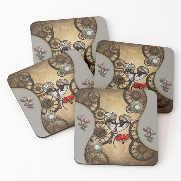 Item preview, Wonderful elegant steampunk heart with clocks and gears designed and sold by nicky2342.