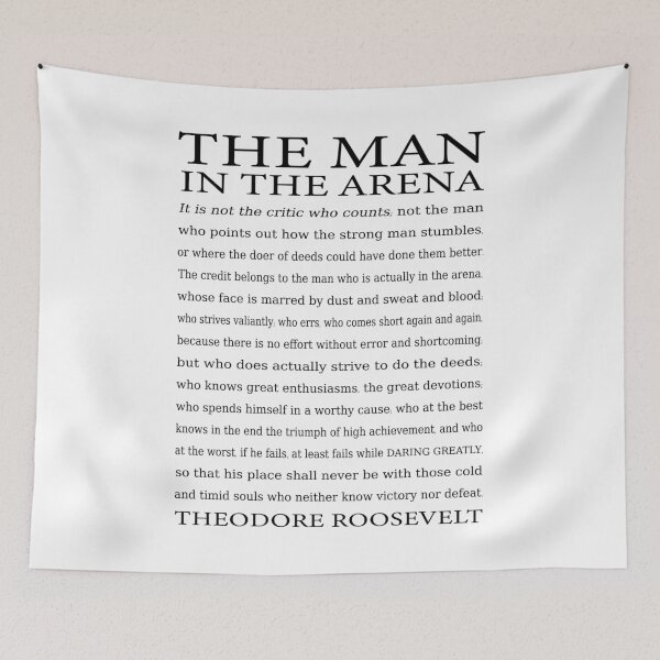 Item preview, Daring Greatly Quote, Man in the Arena - Motivational Speech - Inspirational Gift for Entrepreneur - New Years Resolutions designed and sold by EKartPrints.