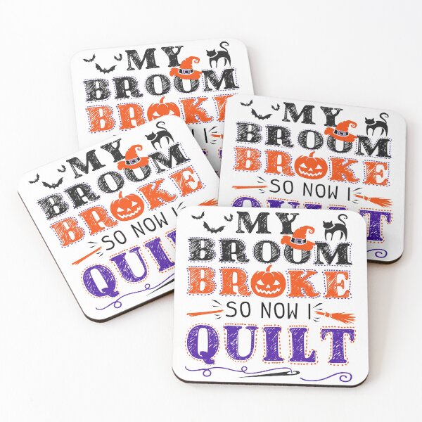 Item preview, My Broom Broke So Now I Quilt - Quilting Halloween designed and sold by Charles Brian.