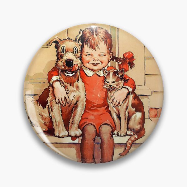 Item preview, Vintage Animal Welfare Art designed and sold by Marlene Watson-Hall.