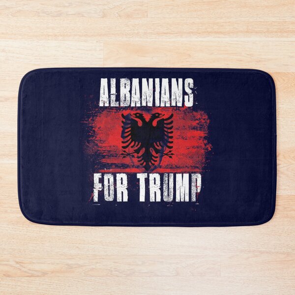 Item preview, Albanians For Trump - Trump 2020 Patriotic Flag designed and sold by ockshirts.