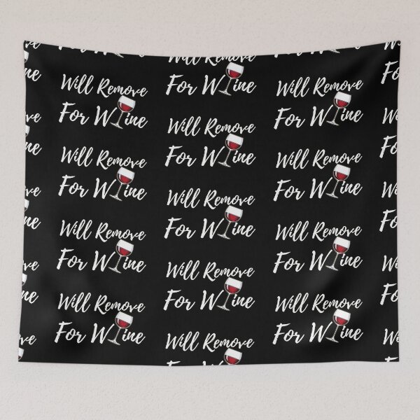 Item preview, Will Remove For Wine - Face Mask- by Boo-da-chay designed and sold by Boo-da-chay.