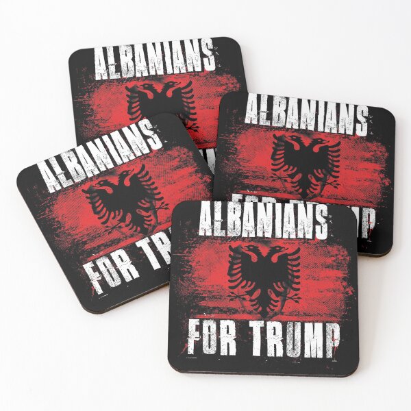 Item preview, Albanians For Trump - Trump 2020 Patriotic Flag designed and sold by ockshirts.