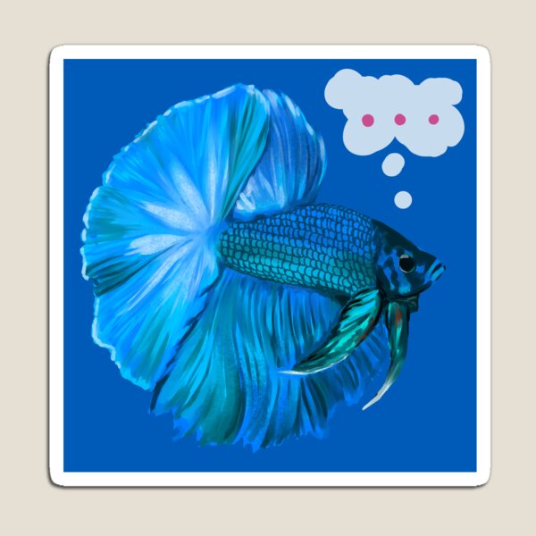 Item preview, Skeptical Betta designed and sold by Hexerei.