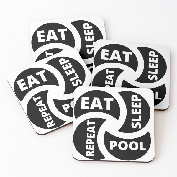 Item preview, Eat Sleep Pool Repeat  designed and sold by morrismorgan.