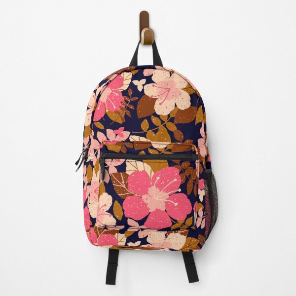 Item preview, Hibiscus in Autumn- Navy designed and sold by MeganSteer.