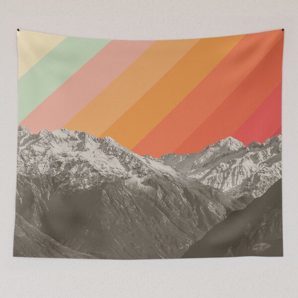 Item preview, Vintage Retro Mountainscape designed and sold by ind3finite.