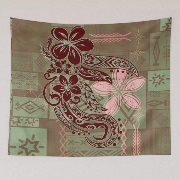 Item preview, Vintage Samoan Malu Mana Collage designed and sold by sunnthreads.