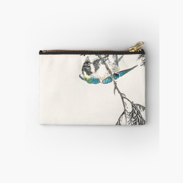 Item preview, japanese great tit and japanese cypress illustration 42476319445 designed and sold by Bird-Lore.