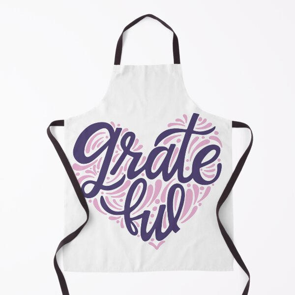 Item preview, Heart Shaped Grateful Hand Lettering designed and sold by Jennifer Creations.