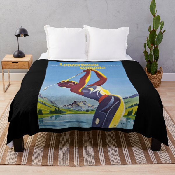 Aperçu de l'œuvre Lenzerheide poster retro créée et vendue par CorasPosters.