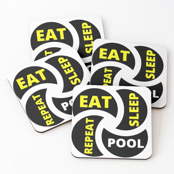 Item preview, Eat Sleep Pool Repeat designed and sold by morrismorgan.