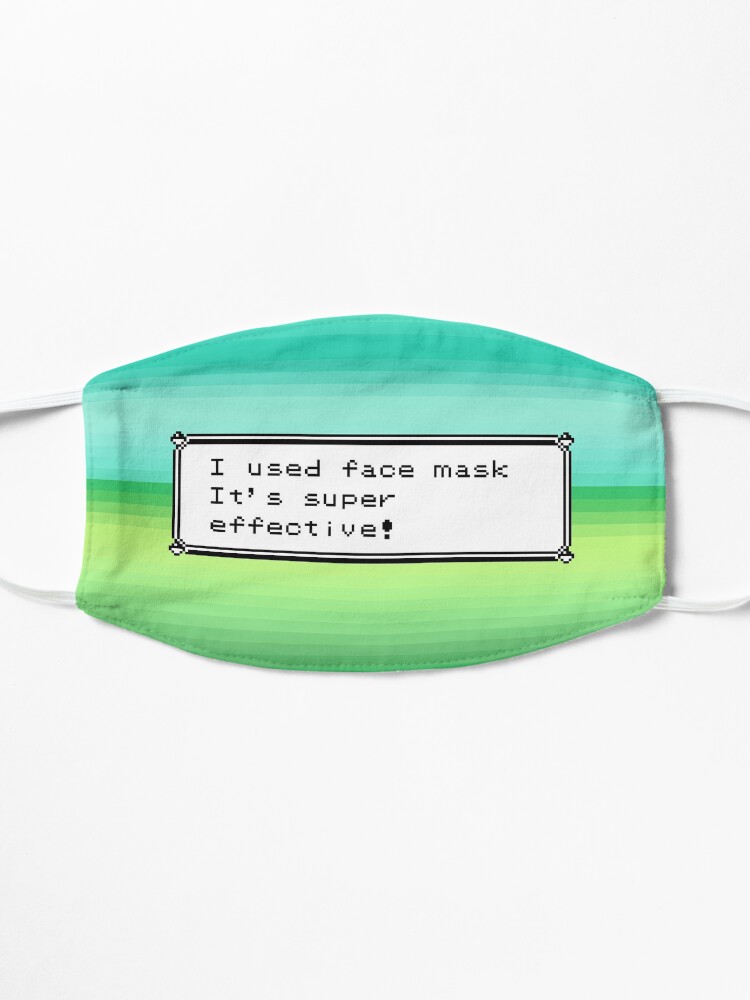 Alternate view of I Used Facemask - It's Super Effective Mask
