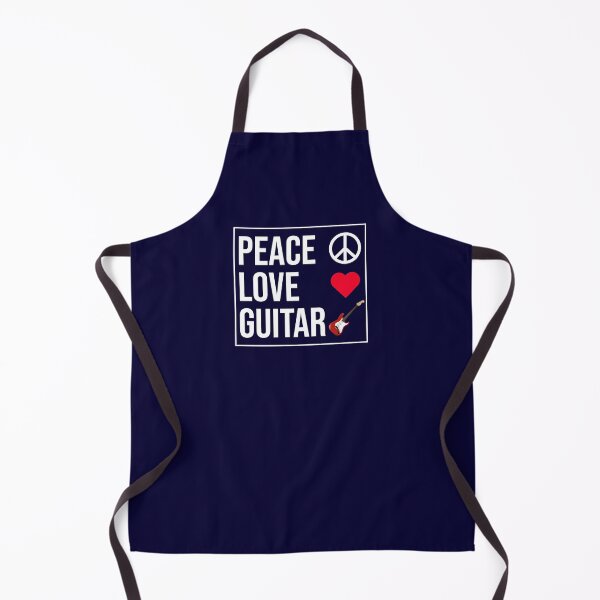 Item preview, Peace Love Guitar designed and sold by CatArtStore.