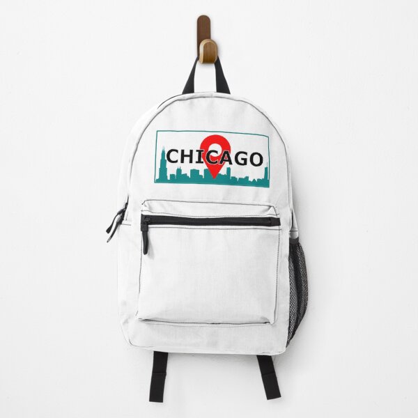 Item preview, Chicago City Skyline with Location Icon designed and sold by Nxt-Lvl-Awesome.