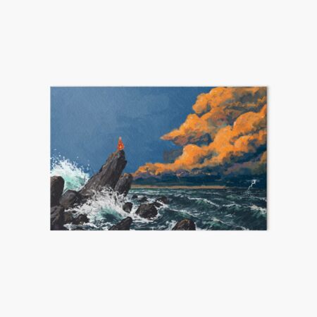 The quilt and the storm Art Board Print