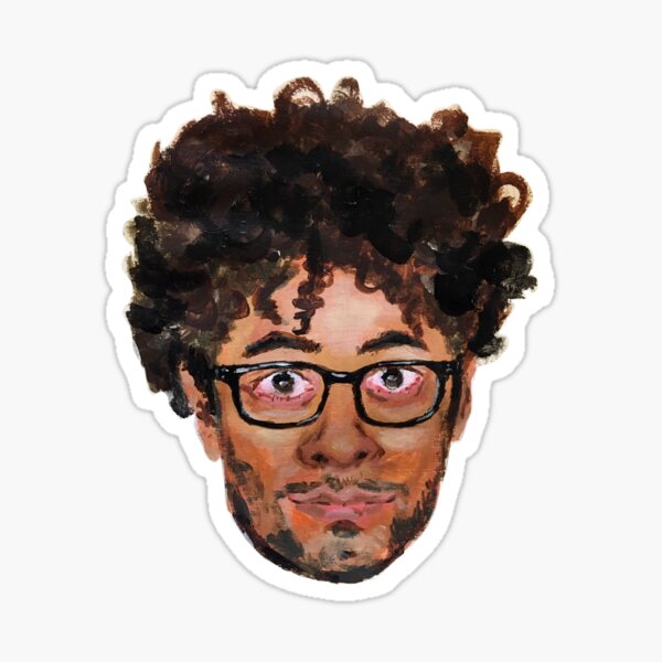 Item preview, Richard Ayoade Painting designed and sold by Erboosney.