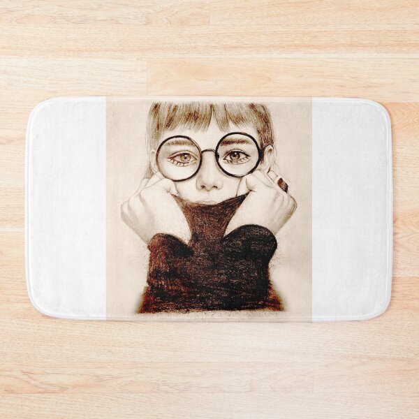 Item preview, Cute Sweater Girl in Glasses designed and sold by Marcus Wong.