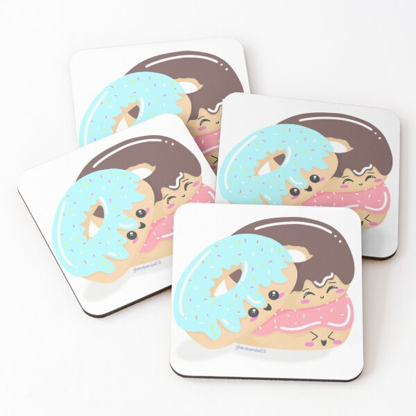 Item preview, Kawaii cute Donut friends pile designed and sold by SharSquaredArt.