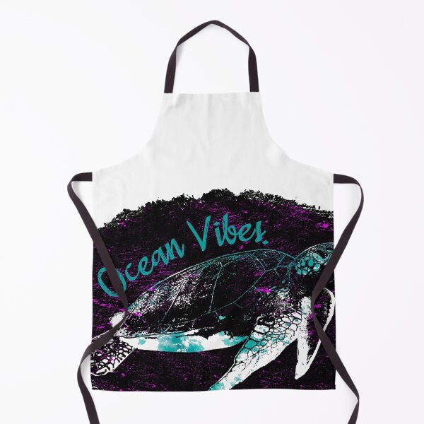 Item preview, Ocean Vibes with artistic Turtle Graphic designed and sold by Nxt-Lvl-Awesome.