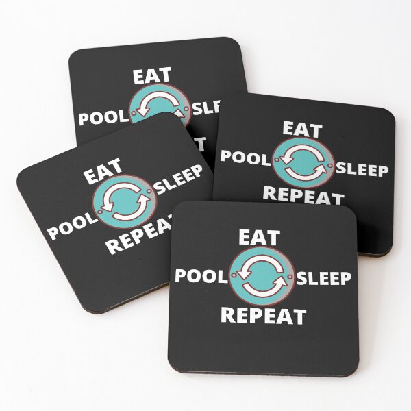 Item preview, Eat Sleep Pool Repeat designed and sold by morrismorgan.