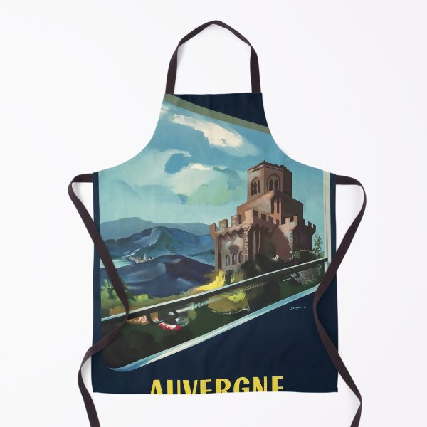 Item preview, Auvergne retro poster designed and sold by CorasPosters.