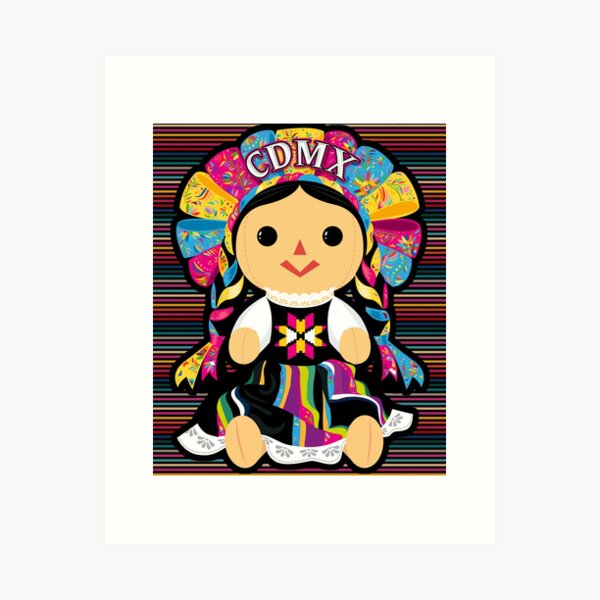 Aperçu de l'œuvre Mexico, Monita Muneca Maria de Trapo Mexicana créée et vendue par Fr33m4n1111.
