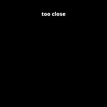 Artwork thumbnail, Too close by R-reflections