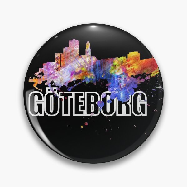 Item preview, Gothenburg Sweden Skyline Liseberg Gift Idea designed and sold by DerNerd.