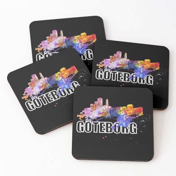 Item preview, Gothenburg Sweden Skyline Liseberg Gift Idea designed and sold by DerNerd.