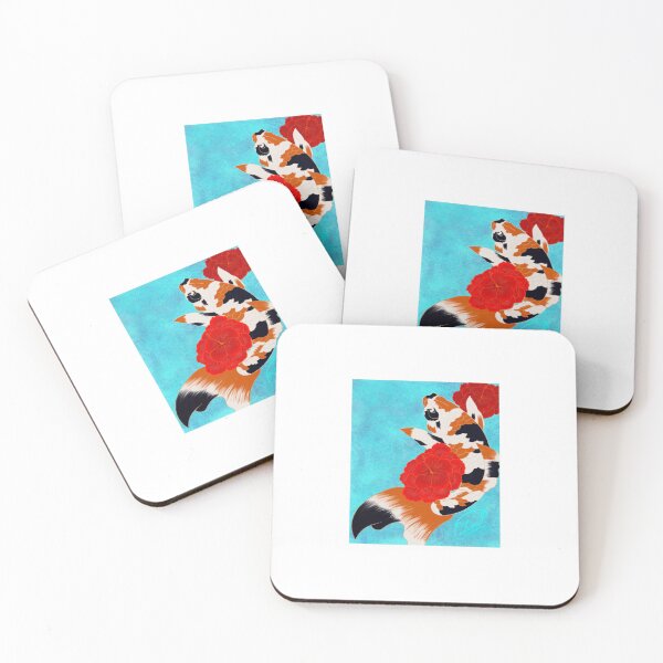 Item preview, Japan & Martinique - Koi & Hibiscus designed and sold by Samaelluunastra.