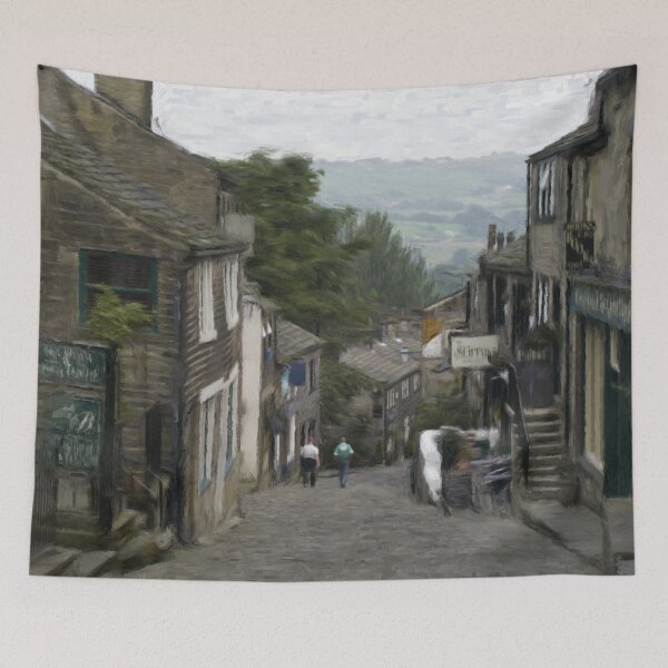 Artikelvorschau, Haworth - Ölgemäldeeffekt entworfen und verkauft von Allenart_UK.