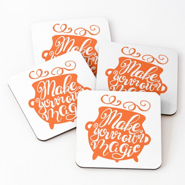 Item preview, make your own magic orange cauldron illustration designed and sold by crizzysketch.