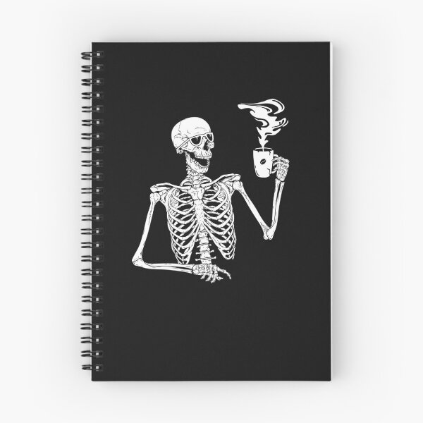 Item preview, Halloween Coffee Drinking Skeleton Skull designed and sold by CreativeGift.