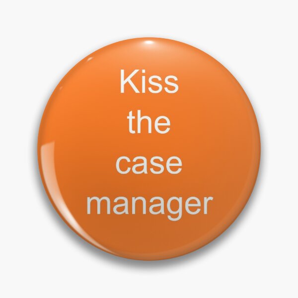 Item preview, Case Manager- Kiss Funny Administrator Gift Ideas designed and sold by Sugar-Magnolia.