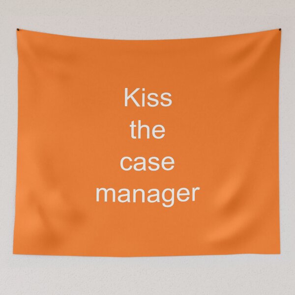 Item preview, Case Manager- Kiss Funny Administrator Gift Ideas designed and sold by Sugar-Magnolia.