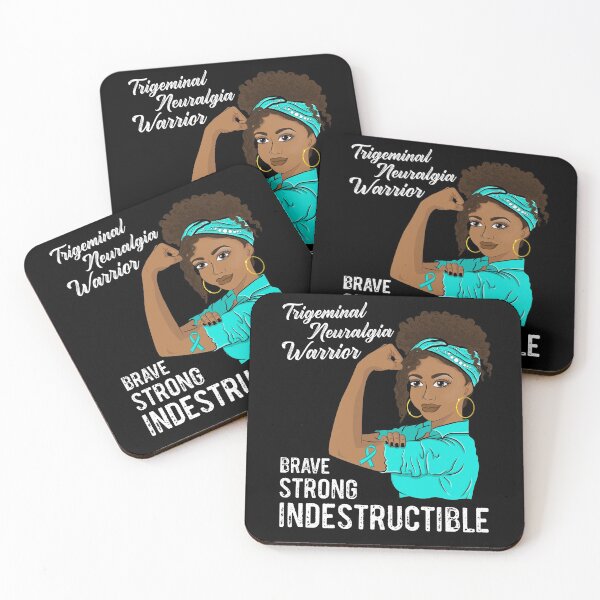 Item preview, Trigeminal Neuralgia Warrior Indestructible Awareness designed and sold by ZNOVANNA.