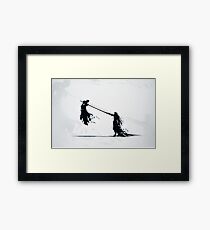 Sephirot vs Cloud Framed Print