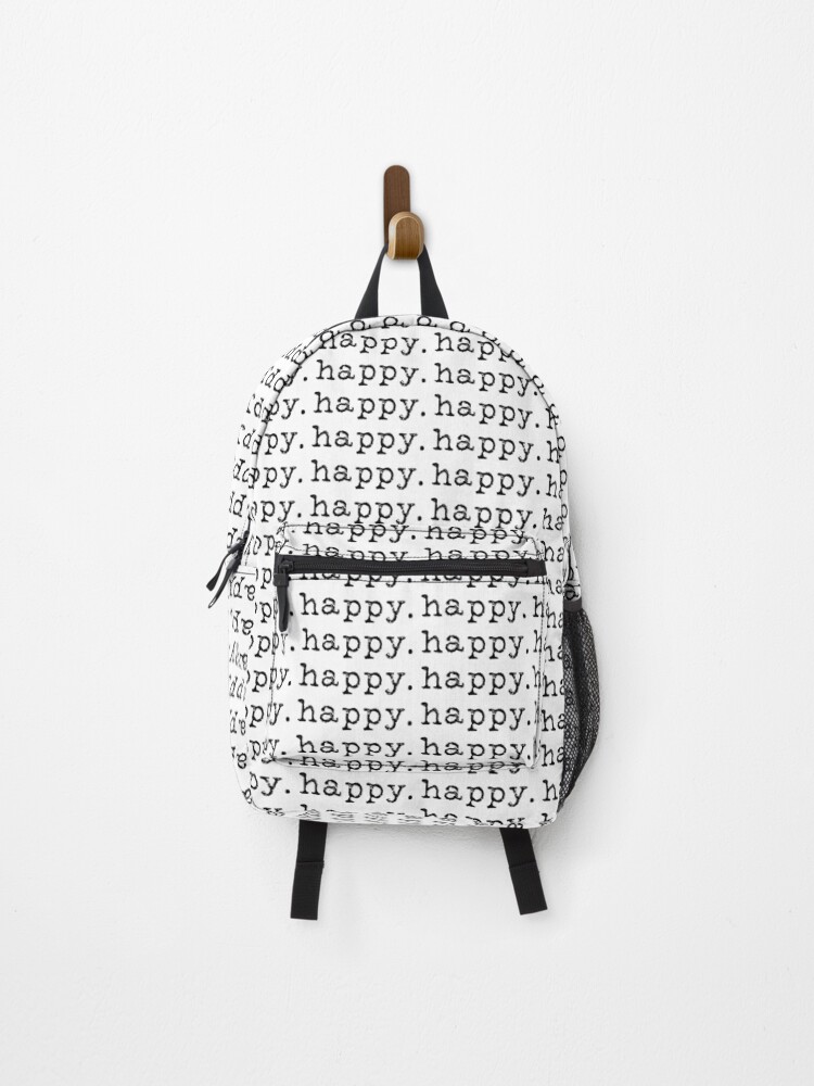 Thumbnail 1 of 3, Backpack, Happy designed and sold by MelsPlace.