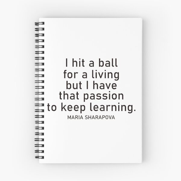Item preview, maria sharapova quotes and famous saying designed and sold by MoStorish.