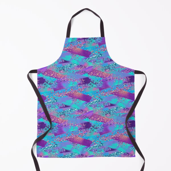 Artikelvorschau, Criss Cross Fluorescent Look, Lila, Goldfleck, Blaugrün, Baby Blue Smoky Pattern entworfen und verkauft von WOW TeesAndThings.