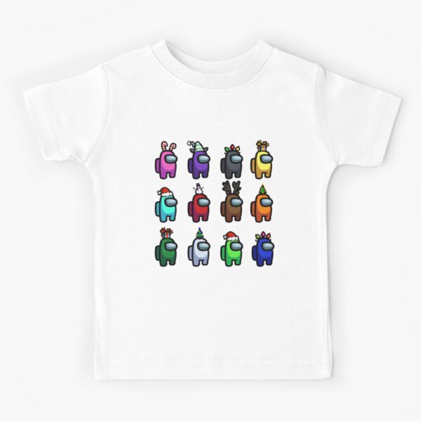 Among Us Xmas Crewmate Pack Kids T-Shirt