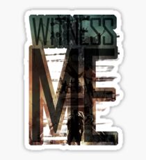 Witness me - Mad Max: Fury road Sticker