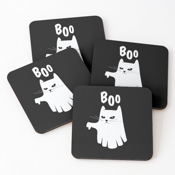 Item preview, Boo Cat Ghost - Halloween Gift Idea designed and sold by Watersolution.